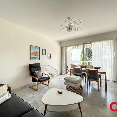 Climatise Avec Piscine Et Garage Securise A Menton, 4 Couchages - Fr-1-647-35 Apartment *